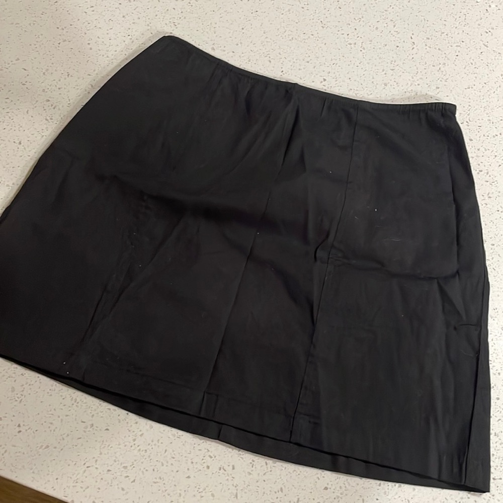 Size small black mini skirt
